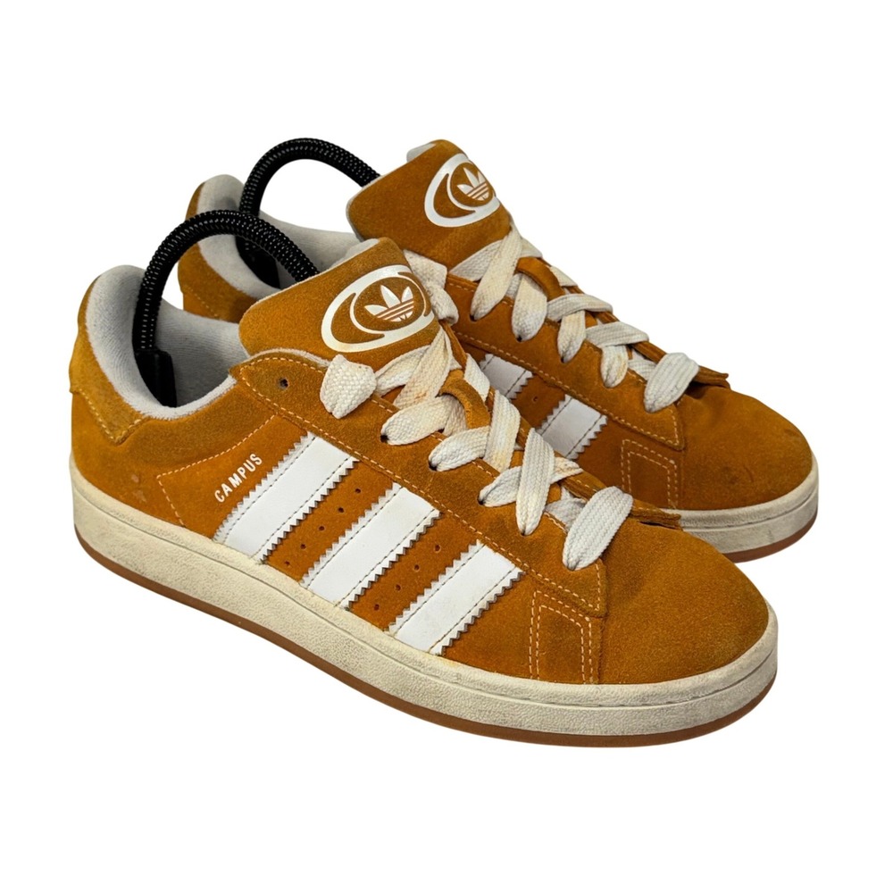 Adidas Campus 00s Sneakers Womens 7 Mustard Orange Retro Skate Y2K Classic Shoes